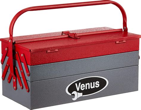 venus amt22 metal tool box red|Venus VTB Metal Tool Box with 5 Compartment Box 21 Inch .